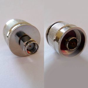 AD-A6N3, RP-SMA Plug (fem pin) - N male pin-0