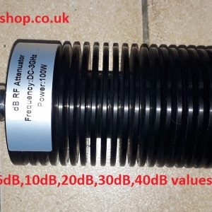 Attenuators, High Power, Coaxial, N type, 100W DC - 3GHz, 20dB CAT-100W-Nf-Nm-3G-20db-0