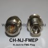 Adapter - N Jack (Female pin) to FME Plug (Male pin) CH-NJ-FMEP-0