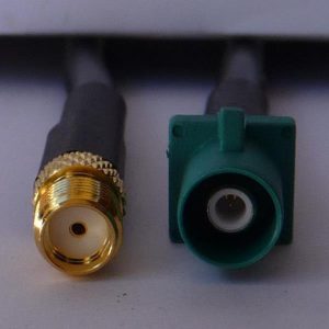 Fakra Universal Male to SMA Female , RG58, 150mm FakraZMA80-200-150-0