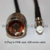 N Plug to FME Jack, 200 series cable, 3m N30FME80-200-3000-0