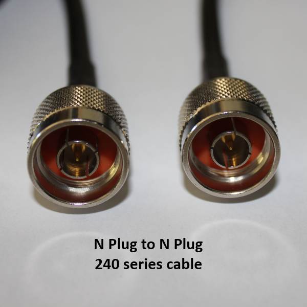 N Plug to N Plug, 240 series cable, 2m N30N30-240-2000-0
