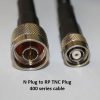 N Plug to RP TNC Plug, 400 series cable, 10m N30T60-400-10000-0