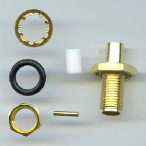 SMA8305-0141, SMA Connector RG402, 0141, semi rigid, conv fem pin-0